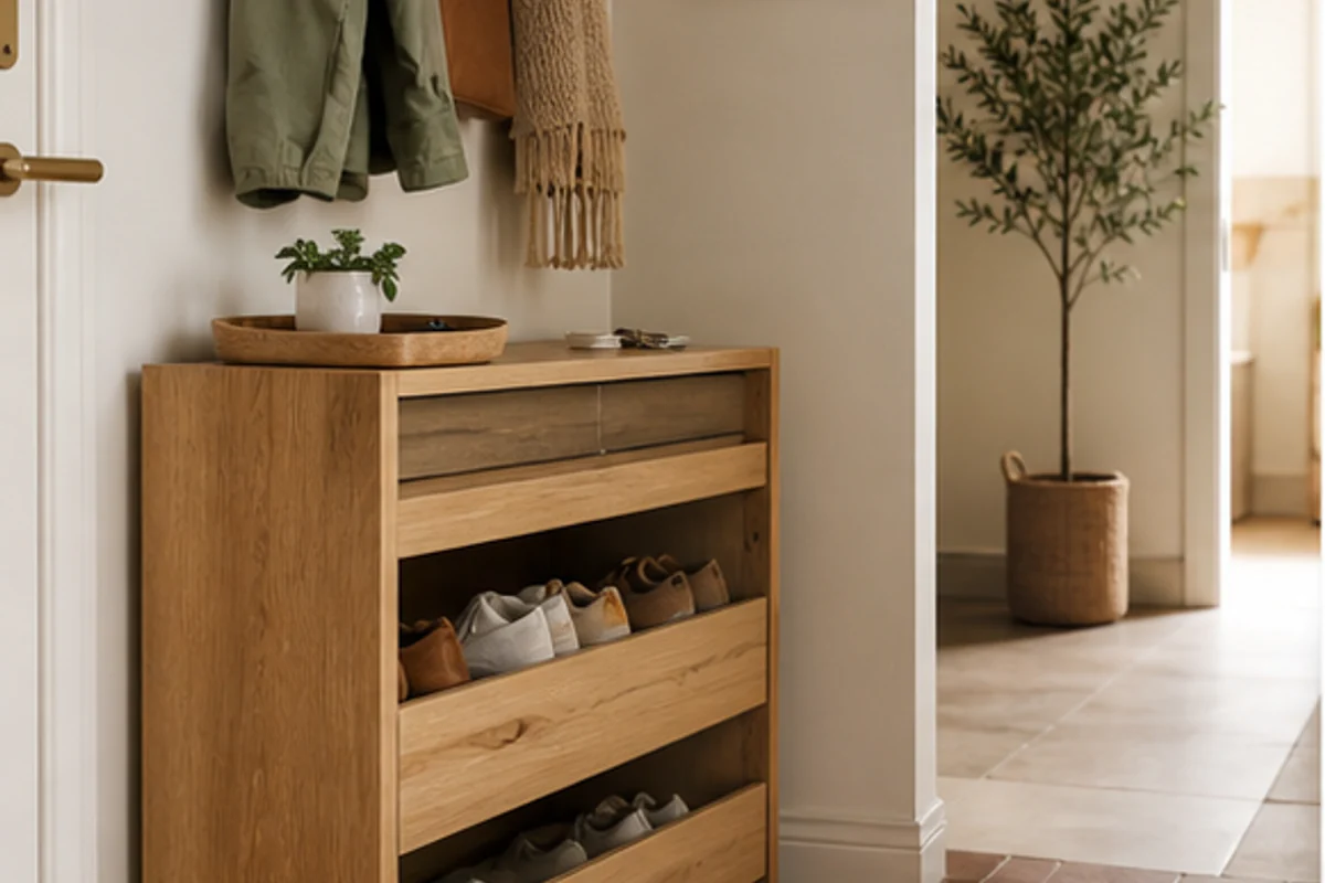 Small clear entryway